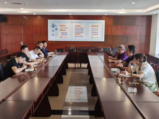 中建科技集團有限公司孫占琦一行來貴州摩盾環保新材料有限公司調研考察